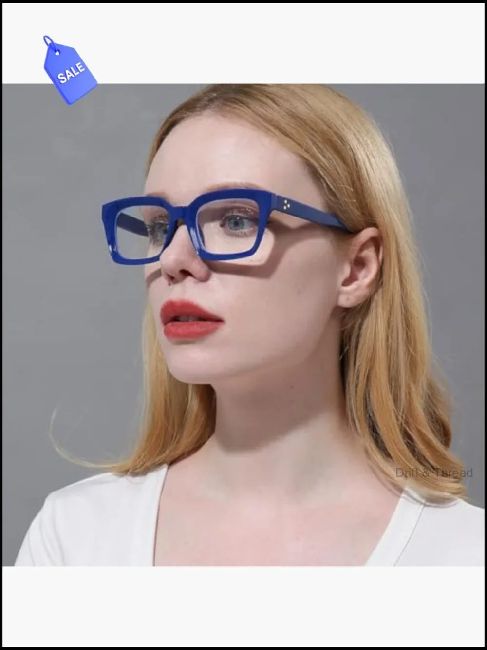 3 Pack Retro Oversized Square Blue Light Blocking Reading Glasses